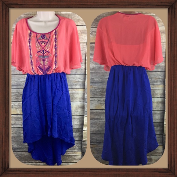 Flying Tomato Dresses & Skirts - Flying Tomato Festival Style Embroidered Dress EUC